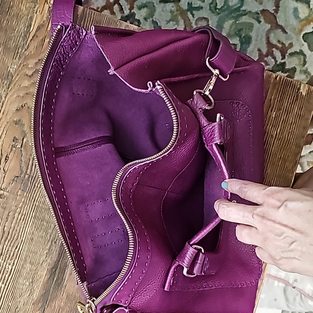 Ted Baker London Purple small tote - Picture 9 of 10